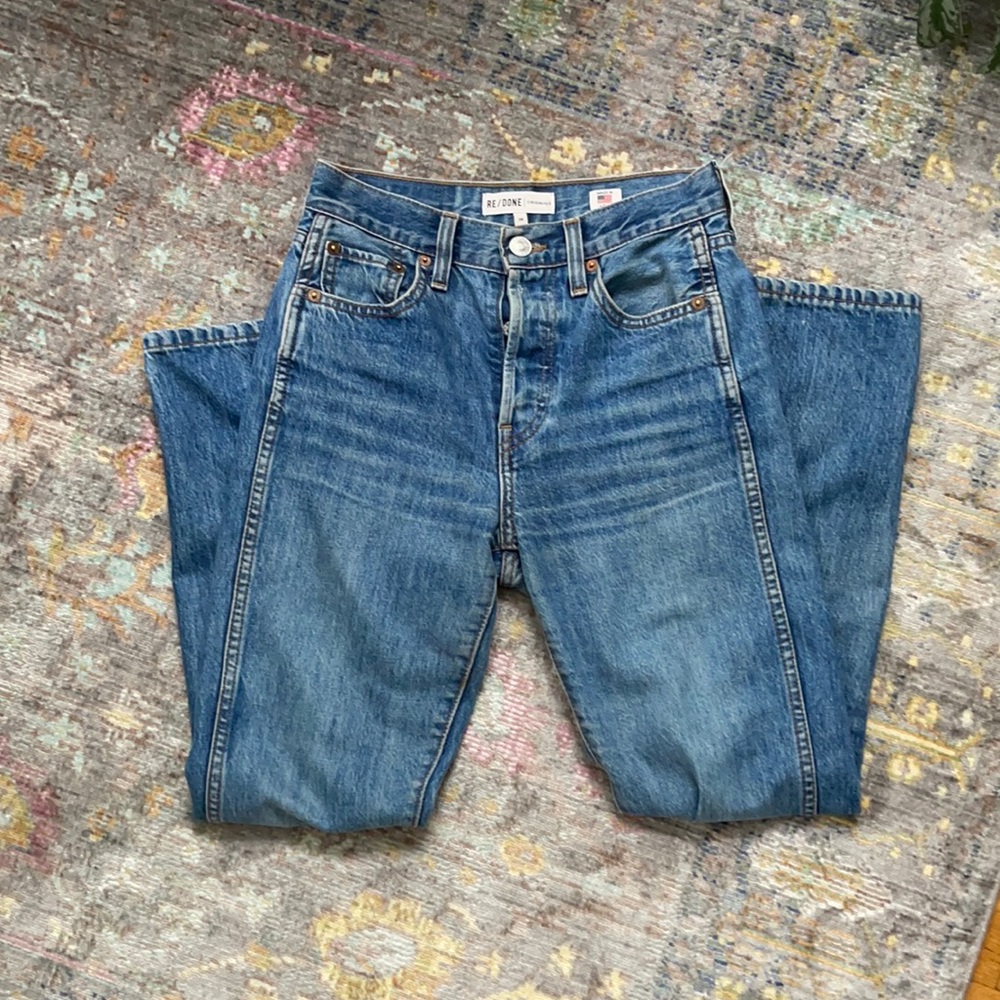 Re/Done Double Needle Jeans!